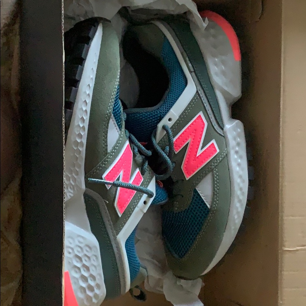 Olive green new balances